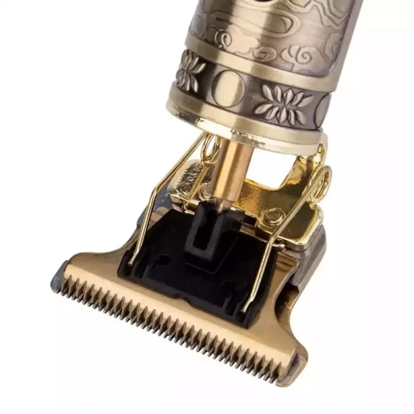 Máquina De Cortar Cabelo/barba Designer Profissional Cor Dourado 110v/220v - Image 5